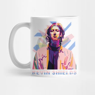 Kevin Shields In Wpap Pop Art Mug